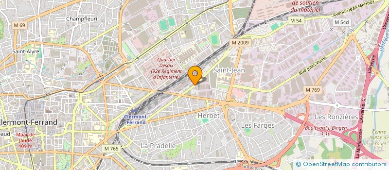 localisation de l'entreprise COLLECTIF ORALITE AUVERGNE  CLERMONT-FERRAND