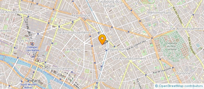 localisation de l'entreprise COLLECTIF ORCHESTRALE SYMPHONIQUE DE PROXIMITE, ILE-DE-FRANCE  PARIS