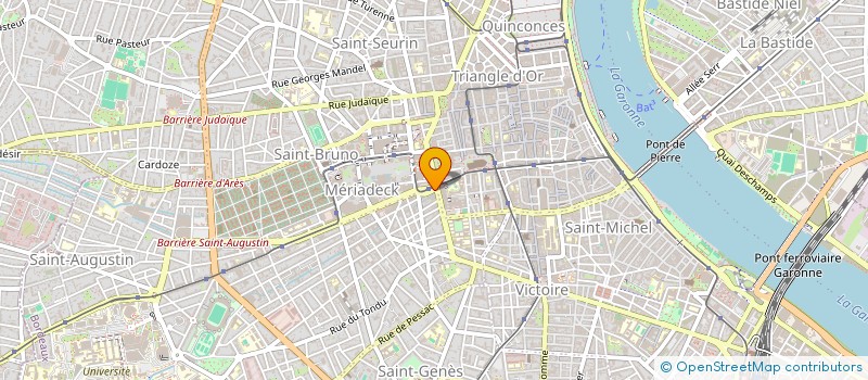 localisation de l'entreprise COLLECTIF OS'O à BORDEAUX