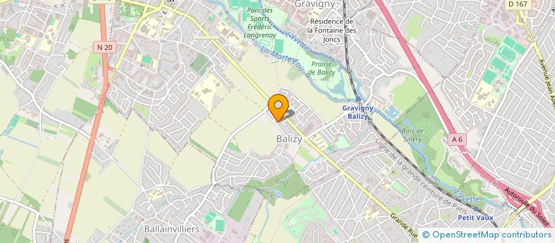 localisation de l'entreprise COLLECTIF PARENTS GROUPE SCOLAIRE BALIZY à LONGJUMEAU