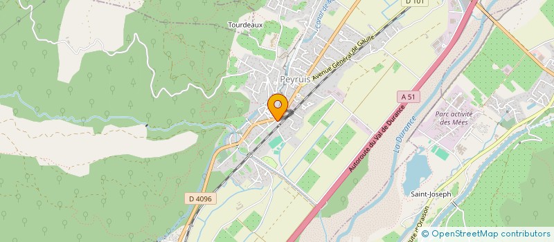 localisation de l'entreprise COLLECTIF PARTICULES  PEYRUIS