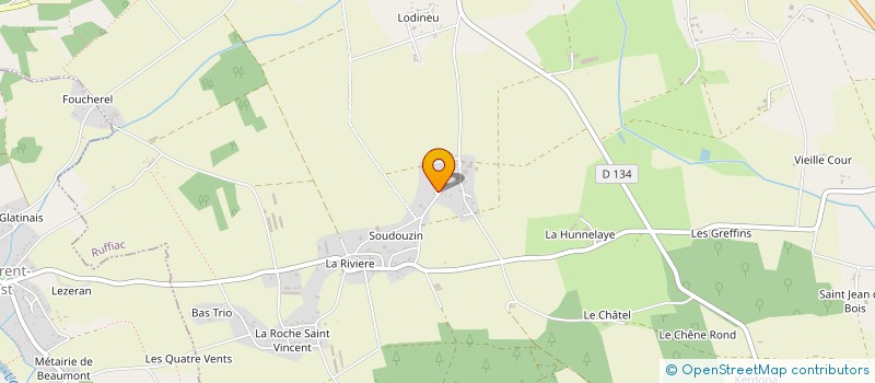 localisation de l'entreprise COLLECTIF PATTES & MAINS  RUFFIAC