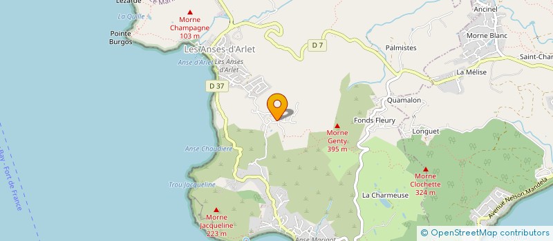 localisation de l'entreprise COLLECTIF PECHE MARTINIQUE  ANSES D'ARLET