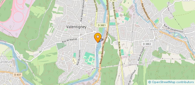 localisation de l'entreprise COLLECTIF PETITE REINE  VALENTIGNEY