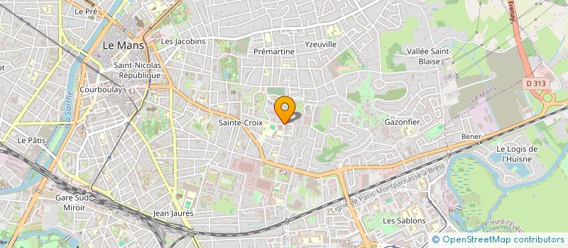 localisation de l'entreprise COLLECTIF PIECE DETACHEE - LE MANS  LE MANS