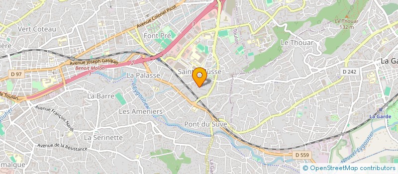 localisation de l'entreprise COLLECTIF PONCETTE à TOULON