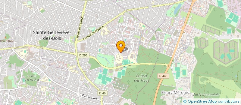 localisation de l'entreprise COLLECTIF POUR CULTURE EN ESSONNE  SAINTE-GENEVIEVE-DES-BOIS