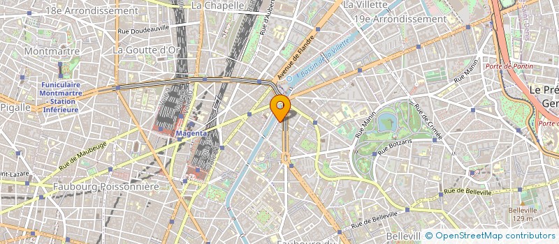 localisation de l'entreprise COLLECTIF POUR LA DANSE JAZZ  PARIS