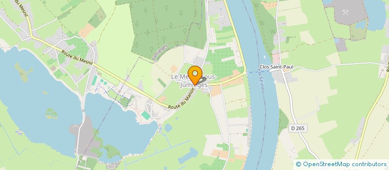 localisation de l'entreprise COLLECTIF POUR LA PRESERVATION ET LA PERENNITE DES ACTIVITES DE LOISIRS ET DE SPORT DE JUMIEGES ET LE MESNIL SOUS JUMIEG  LE MESNIL-SOUS-JUMIEGES