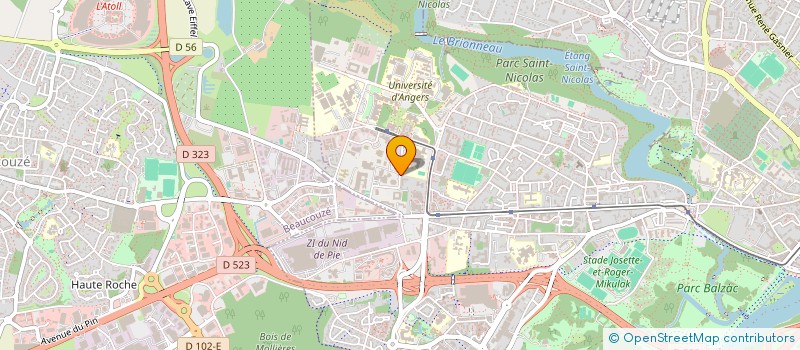 localisation de l'entreprise COLLECTIF POUR LA PROMOTION DE L'EGALITE REPUBLICAINE à ANGERS