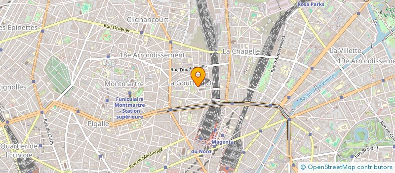 localisation de l'entreprise COLLECTIF POUR LA PROMOTION DES ARTISTES ET CREATEURS DE LA FRANCOPHONIE  PARIS