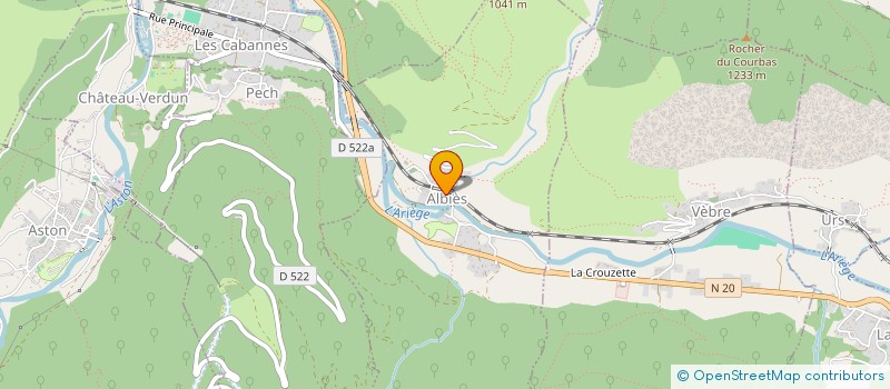localisation de l'entreprise COLLECTIF POUR LE MAINTIEN DE L'ECOLE EN MONTAGNE à ASTON