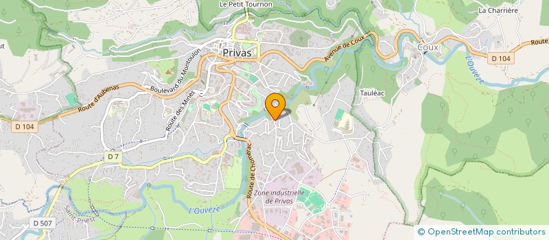 localisation de l'entreprise COLLECTIF POUR LES KIDS DU GAUCHER  FLAVIAC