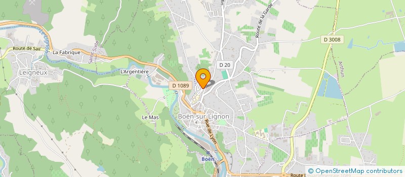 localisation de l'entreprise COLLECTIF POUR UNE ACCORDERIE A BOEN SUR LIGNON ET SES ENVIRONS  BOEN-SUR-LIGNON