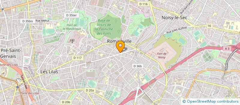 localisation de l'entreprise COLLECTIF POUR UNE ACTION CITOYENNE à ROMAINVILLE