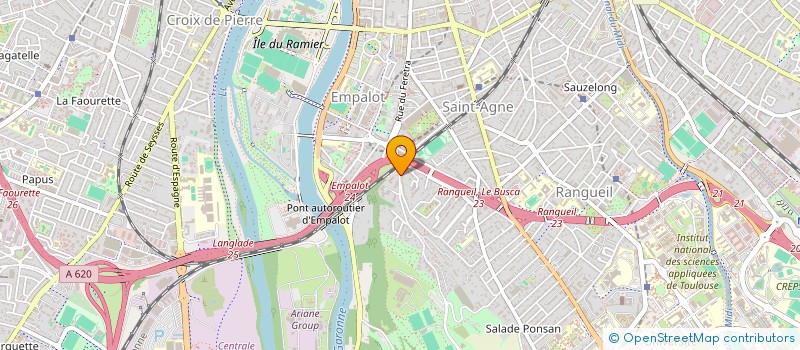 localisation de l'entreprise COLLECTIF POUR UNE THESE HEUREUSE à TOULOUSE