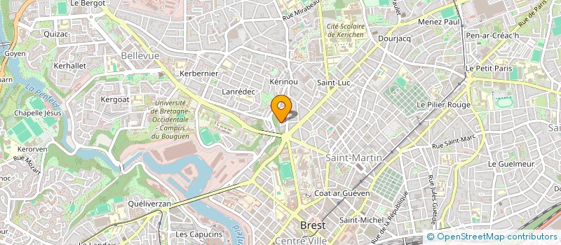localisation de l'entreprise COLLECTIF PRIDE BREST à BREST
