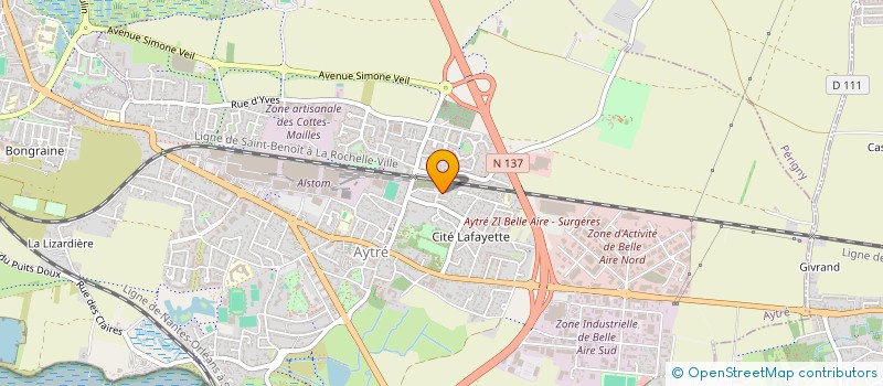 localisation de l'entreprise COLLECTIF PROXIMA  AYTRE