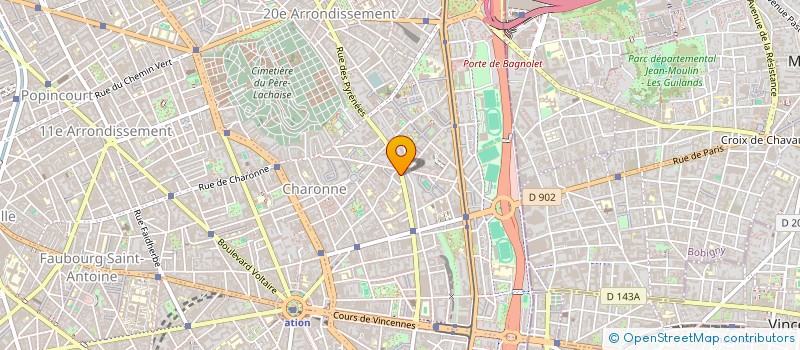 localisation de l'entreprise COLLECTIF PYRHAIES  PARIS