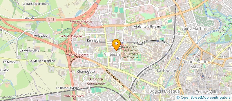 localisation de l'entreprise COLLECTIF QUART-TIERS  RENNES