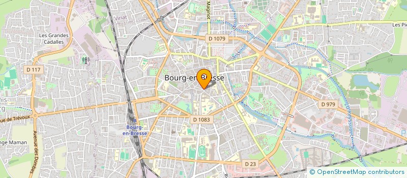 localisation de l'entreprise COLLECTIF QUINET - REPUBLIQUE  BOURG-EN-BRESSE