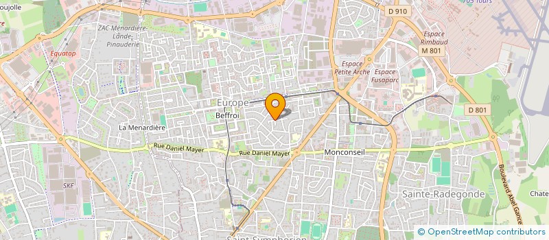 localisation de l'entreprise COLLECTIF RAYONNE à TOURS