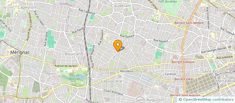 localisation de l'entreprise COLLECTIF REGIONAL HISTOIRE RESISTANCE à BORDEAUX