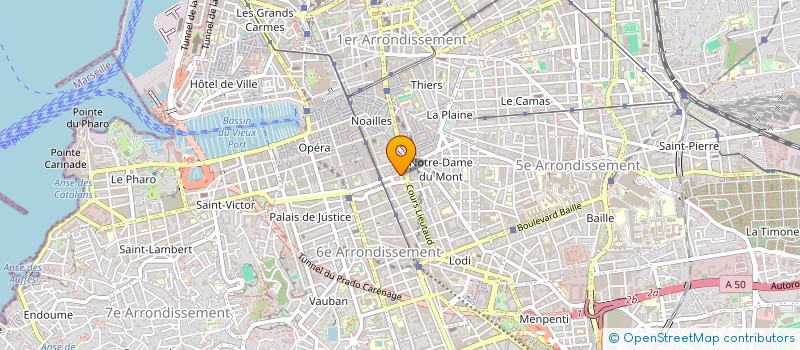 localisation de l'entreprise COLLECTIF REGIONAL TIERS MONDE à MARSEILLE