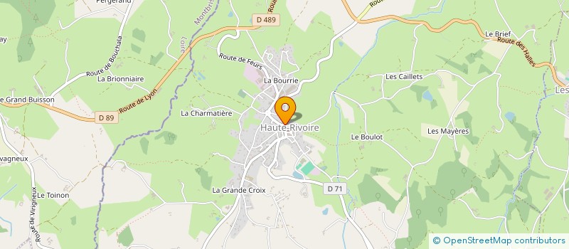 localisation de l'entreprise COLLECTIF RHODANIEN DES ASSISTANTS FAMILIAUX ET TRAVAILLEURS DU SOCIAL  HAUTE-RIVOIRE