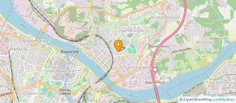 localisation de l'entreprise COLLECTIF SAE DE BAYONNE  BAYONNE