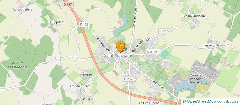 localisation de l'entreprise COLLECTIF SAINT-PO SYMPA  SAINT-PORCHAIRE