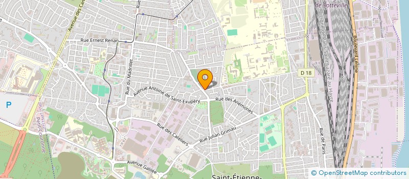 localisation de l'entreprise COLLECTIF SALAMANDRE ROUEN  SAINT-ETIENNE-DU-ROUVRAY