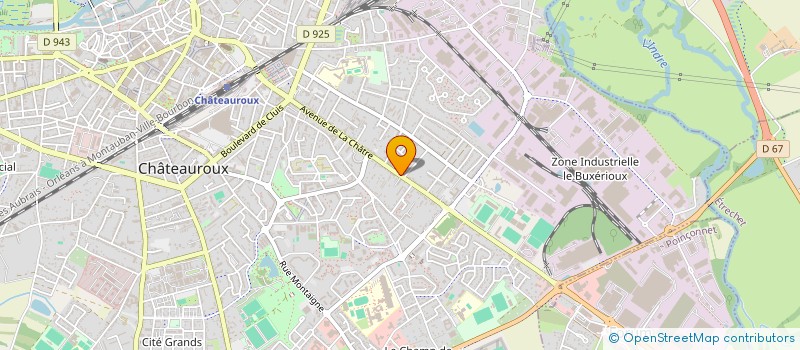 localisation de l'entreprise COLLECTIF SANTE VISION 36 à CHATEAUROUX