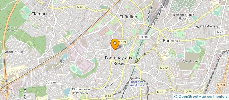 localisation de l'entreprise COLLECTIF SAUF LE DIMANCHE à FONTENAY-AUX-ROSES