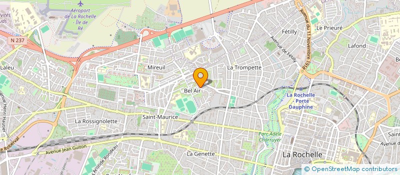 localisation de l'entreprise COLLECTIF SHIATSU 17  LA ROCHELLE