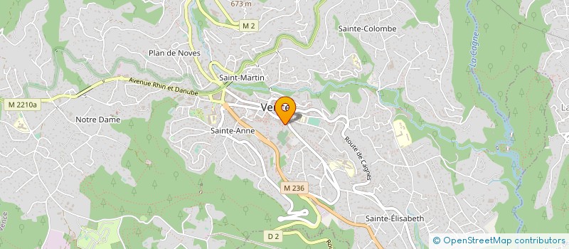 localisation de l'entreprise COLLECTIF SHINY GOSPEL  VENCE