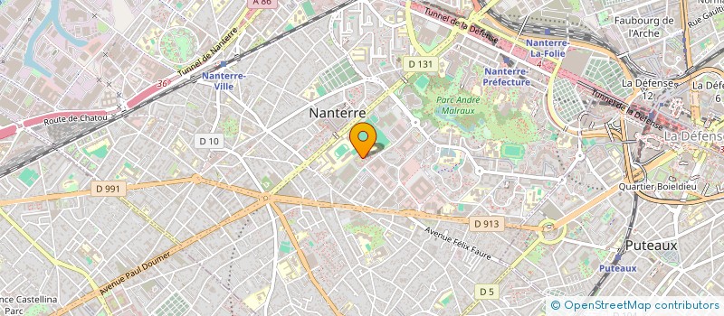 localisation de l'entreprise COLLECTIF SISTERHOOD BY EDJF  NANTERRE