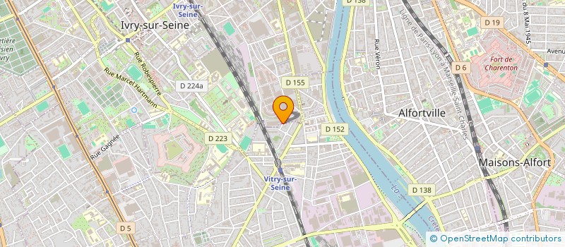 localisation de l'entreprise COLLECTIF SOLIDAIRE VITRY 94 (CSV94) à VITRY-SUR-SEINE