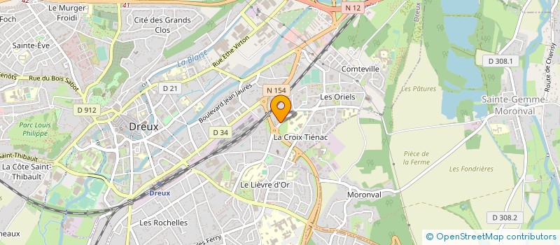 localisation de l'entreprise COLLECTIF SOLIDARITE DREUX VERNOUILLET à DREUX