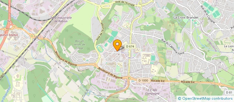 localisation de l'entreprise COLLECTIF SOLIDARITE MA CAMPAGNE à ANGOULEME