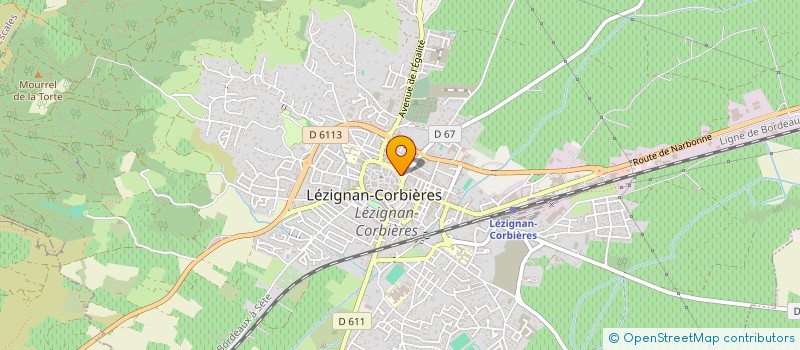 localisation de l'entreprise COLLECTIF SORTIR DU NUCLEAIRE DE L'AUDE à LEZIGNAN-CORBIERES