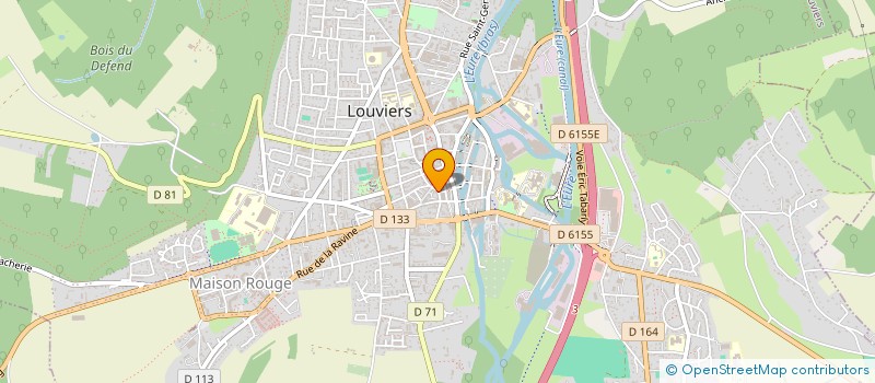 localisation de l'entreprise COLLECTIF SPCIMEN  LOUVIERS