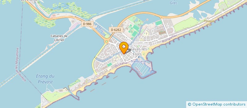 localisation de l'entreprise COLLECTIF SPORTS UNE RELATION GAGNANTE ENTRE SPORTIFS ET ENTREPRISES à PALAVAS-LES-FLOTS