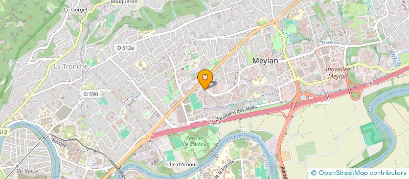 localisation de l'entreprise COLLECTIF STRATES  MEYLAN