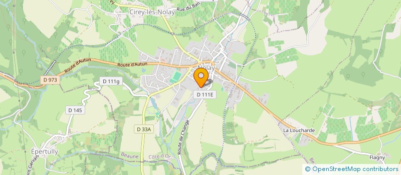 localisation de l'entreprise COLLECTIF SUD 21 à NOLAY