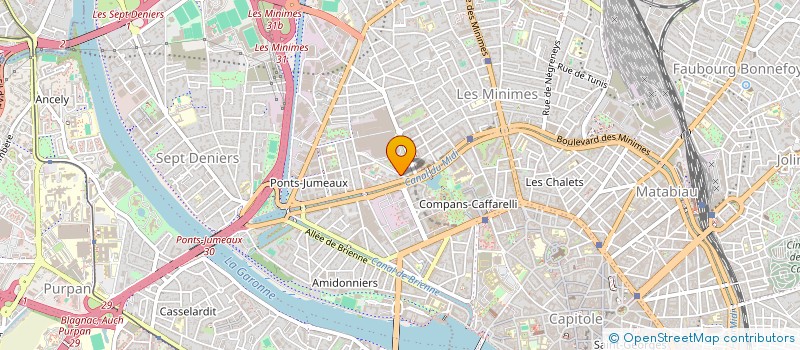 localisation de l'entreprise COLLECTIF SUPER BAOBAB  TOULOUSE