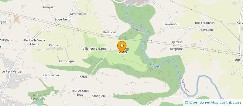 localisation de l'entreprise COLLECTIF SWEET PIRATE  BANNALEC