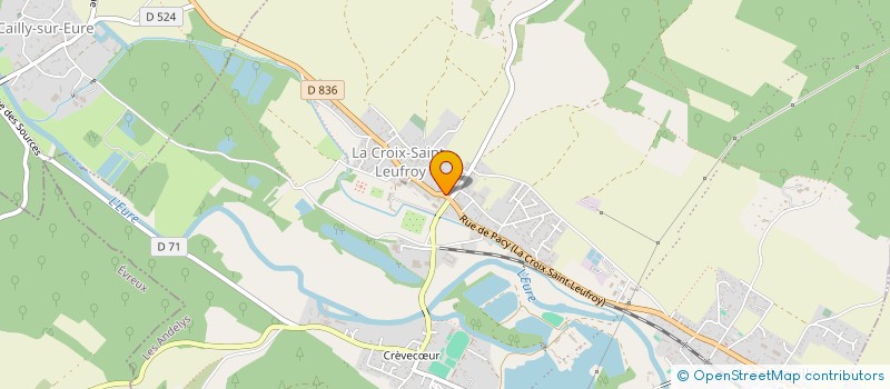 localisation de l'entreprise COLLECTIF TCV  CLEF VALLEE D'EURE