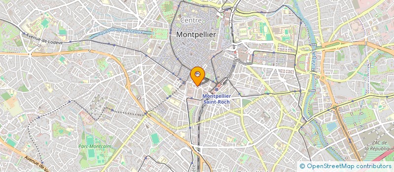 localisation de l'entreprise COLLECTIF THEATRAL RATONVELOURS  MONTPELLIER
