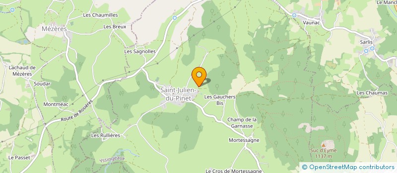 localisation de l'entreprise COLLECTIF TND 43  SAINT-JULIEN-DU-PINET